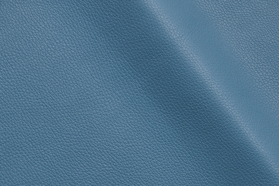 CUIR GRAINÉ SOUPLE BLEU OCÉAN
